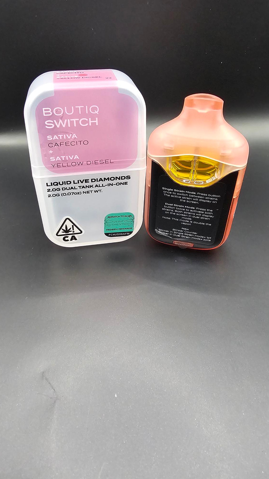 2G BOUTIQ Switch V4 - Cafecito x Yellow Diesel