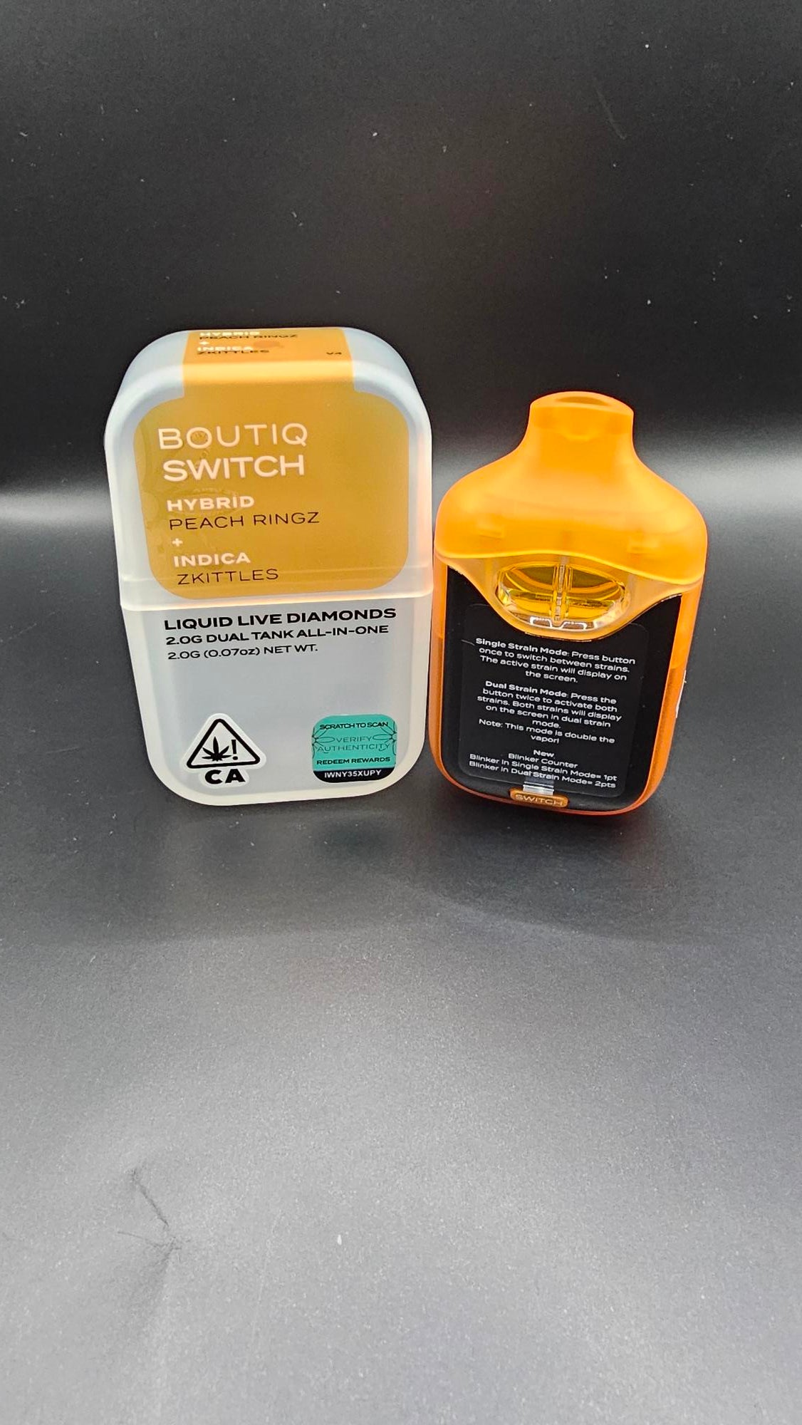 2G BOUTIQ Switch V4 - Peach Ringz x Zkittles