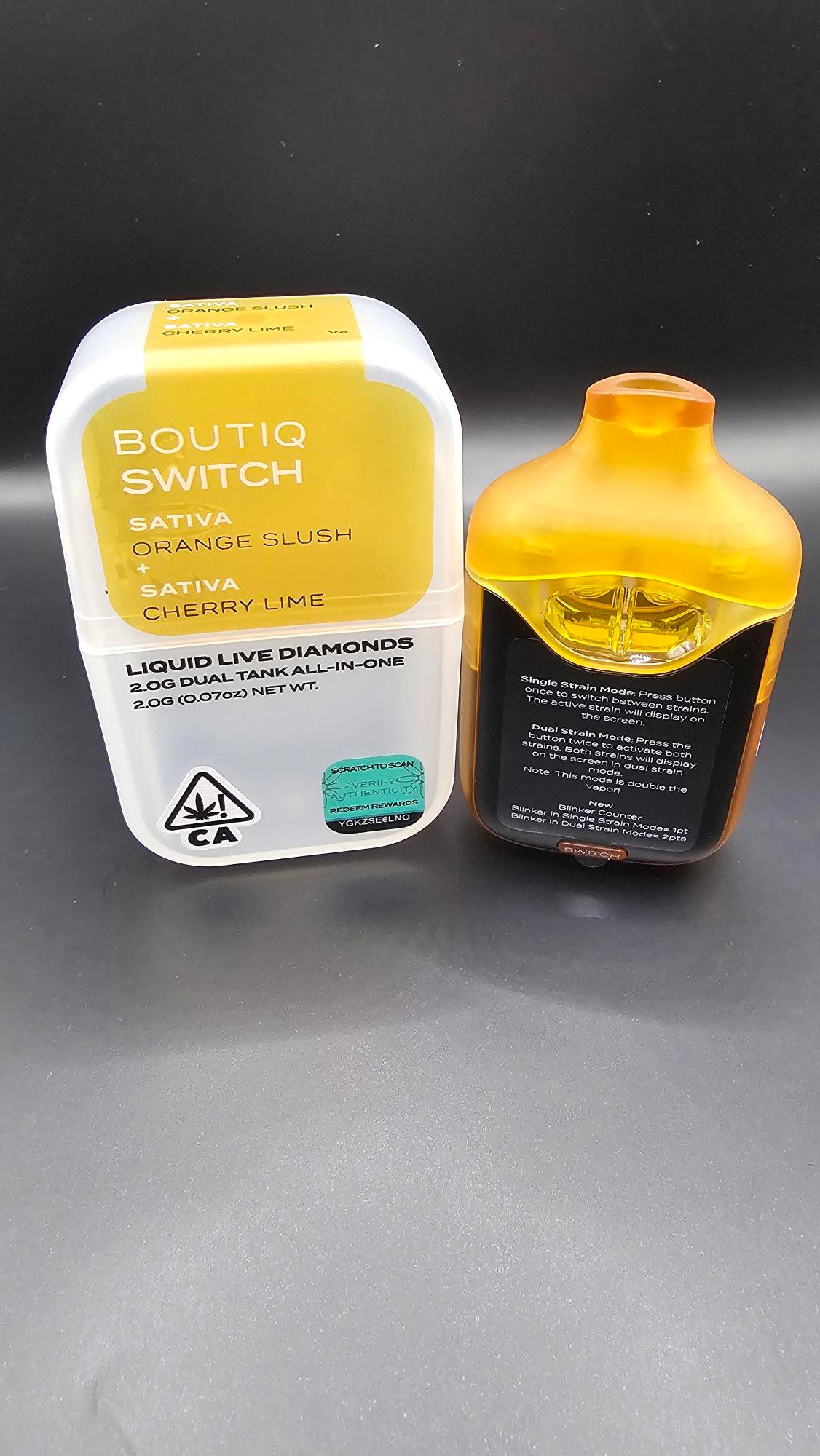2G BOUTIQ Switch V4 - Orange Slush x Cherry Lime