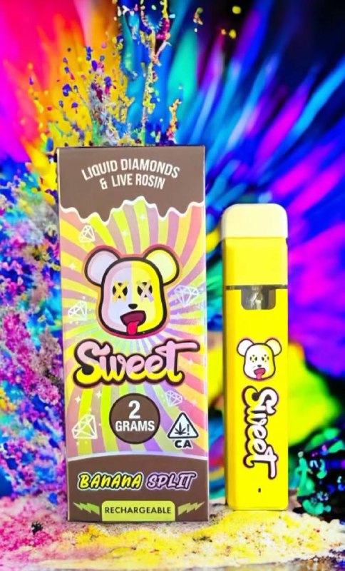 Sweet Disposable Banana Split Flavor (Sativa)